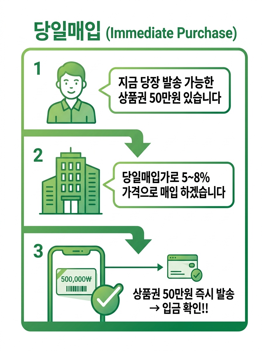 당일매입 과정 안내